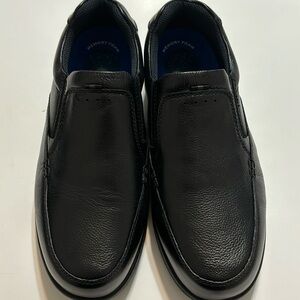 Nunn Bush Men’s Leather Cam Moc Toe Slip On Shoes Comfort Black Size 9.5…